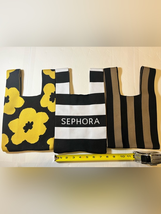 Sephora Handbags - Lot of three knit mini totes
